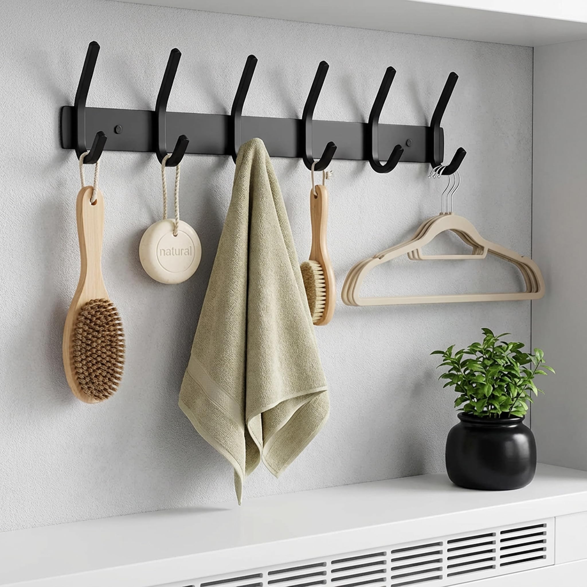 Appendino da bagno in acciaio inox Alameda