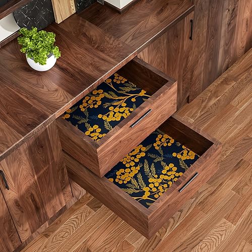 Miniatura 4 de Papel tapiz bohemio de hojas para despegar y pegar para cocina, papel de contacto floral vintage, impermeable, autoadhesivo, papel de pared floral