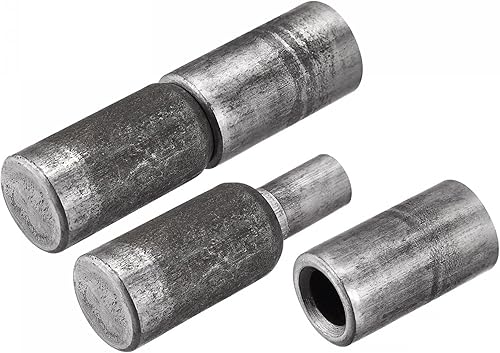 Miniatura 10 de uxcell Bisagras de barril de soldadura, pasador de bisagra de hierro macho a hembra de 2.874in x 0.787in para puerta de hogar de metal, 4 pares