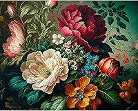 Arttoplus Flower Paint by Numbers Kit for Adults - 16x20 Inch Canvas, Easy Stress Relief Painting, Home Decor & Gift