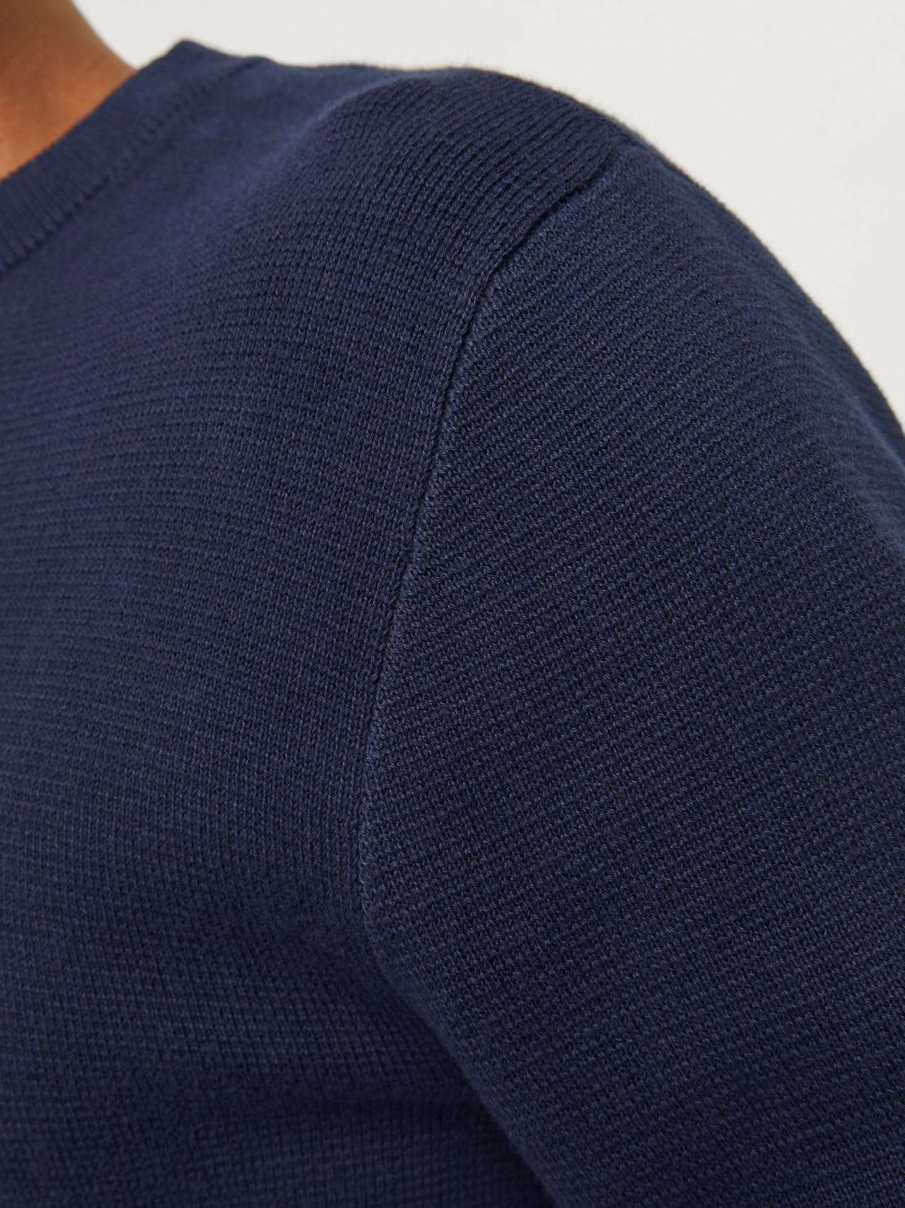 JACK & JONES Sweter z dzianiny Mężczyźni Jprblamerino Knit Crew Neck Sn