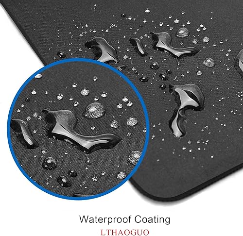 Miniatura 5 de LTHAOGUO Alfombrilla de mouse de mármol rosa para niñas y mujeres, alfombrilla de mouse de textura rectangular con diseño, alfombrilla de mouse de