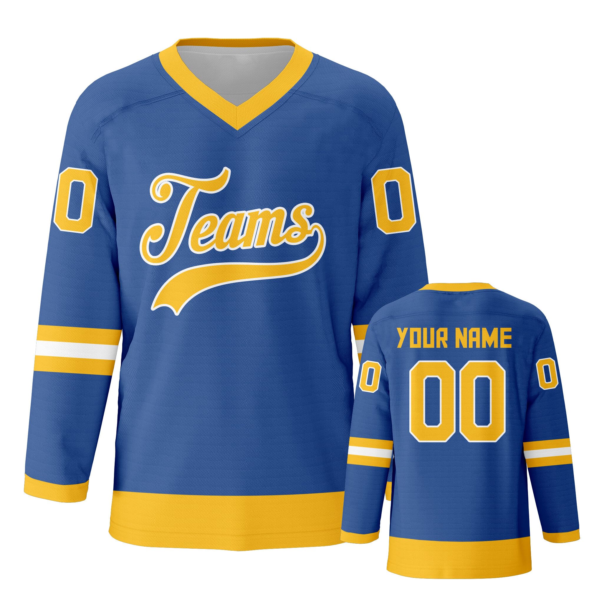 Customized Ice Hockey Jersey Personalized Team Solid Hockey Jersey Printed Stitched Hockey Jersey Men Women Youth Kids