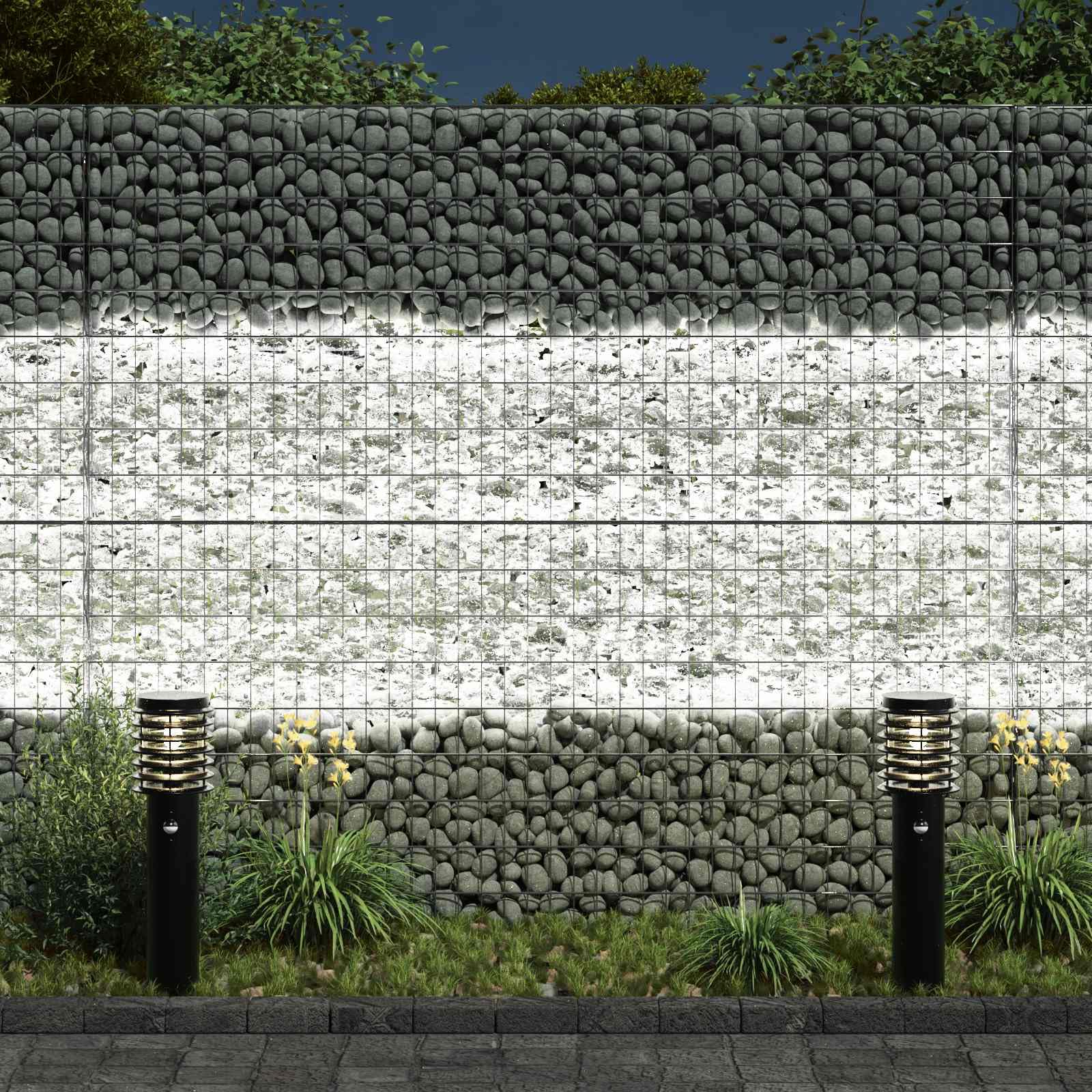 Pietre decorative in vetro bianco, 6-12 cm, 25 kg, per giardino e laghetto, pietre decorative per esterni, elegante decorazione da giardino e terrazza