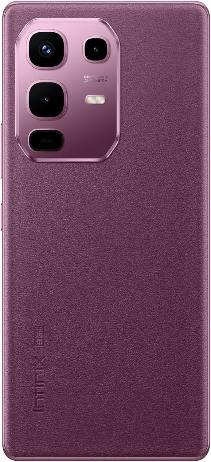 Best | Infinix NOTE 50S +5G Dual SIM Smartphone - 6.78 Inches 144Hz AMOLED Display, 8GB RAM, 256GB Storage, 64MP AI Camera, 5200mAh, 6M Free screen replacement, Mystic Plum - 2 Year Warranty | 8GB RAM | 144Hz 2026 - view 1