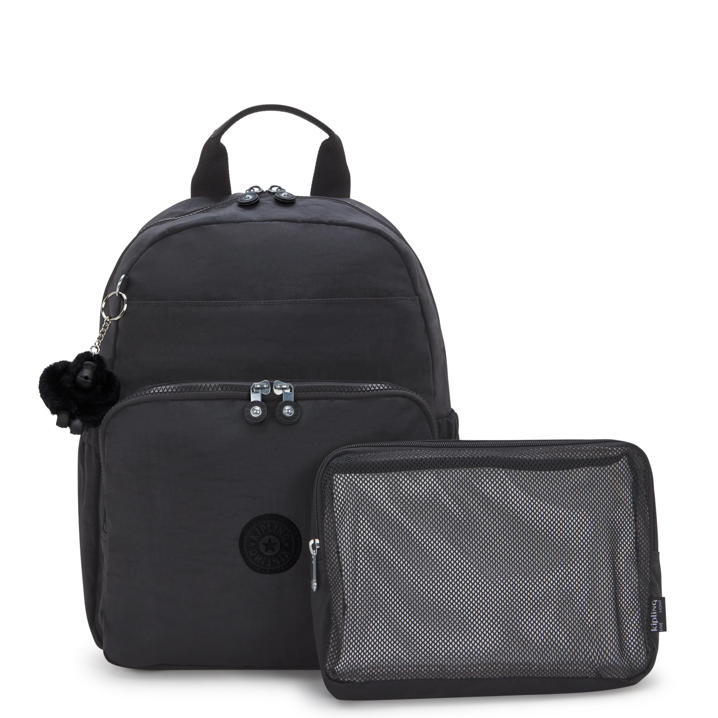 Kipling MAISIE Zaino per neonati, Black Noir (Nero)