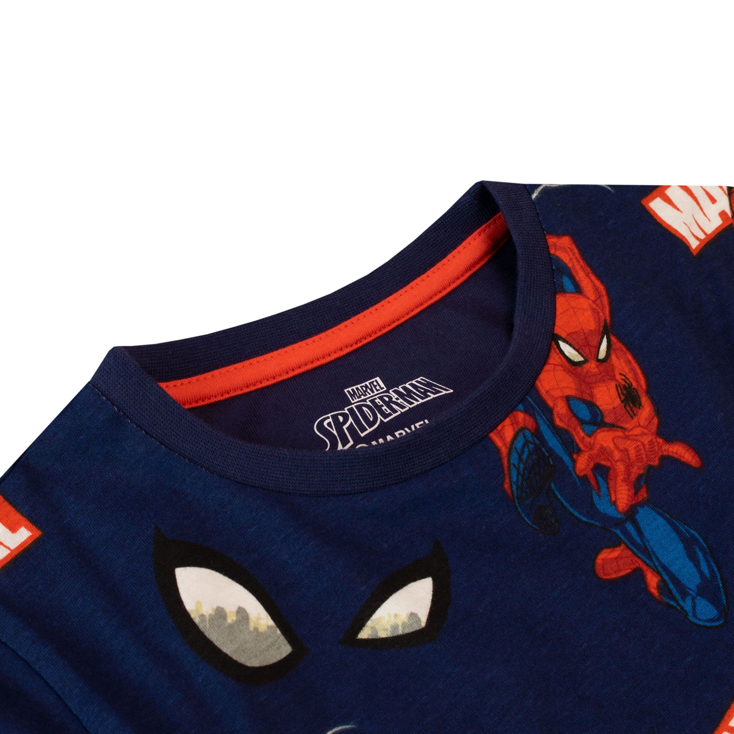 Marvel Maglietta Spider-Man per Ragazzi Top a Maniche Corte per Bambini Confezione da 2