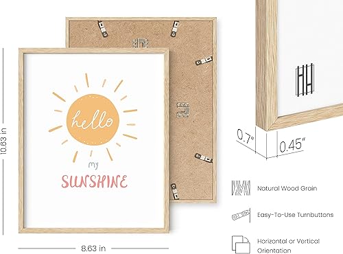 Miniatura 10 de HAUS AND HUES Pósteres de guardería y decoración de pared de arco iris, juego de 3 arte de pared de arcoíris para niños, arte de pared para