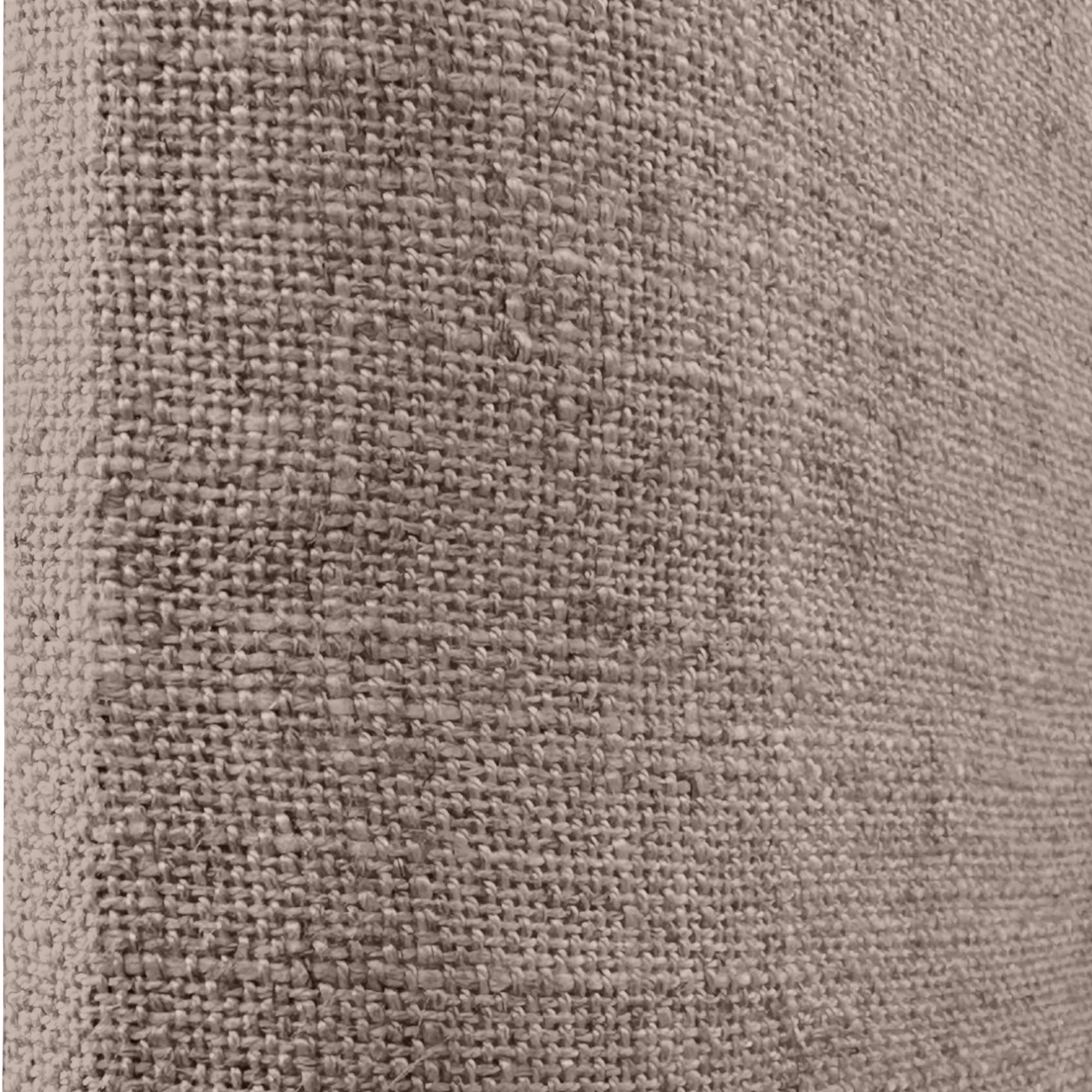 DHOME Gepolstertes Glattes Abgerundetes Kopfteil aus Naturleinen für Wand Akustik-Kopfteile Schalldämmend Kopfende Bett Schlafzimmer (Erde, 160cm)