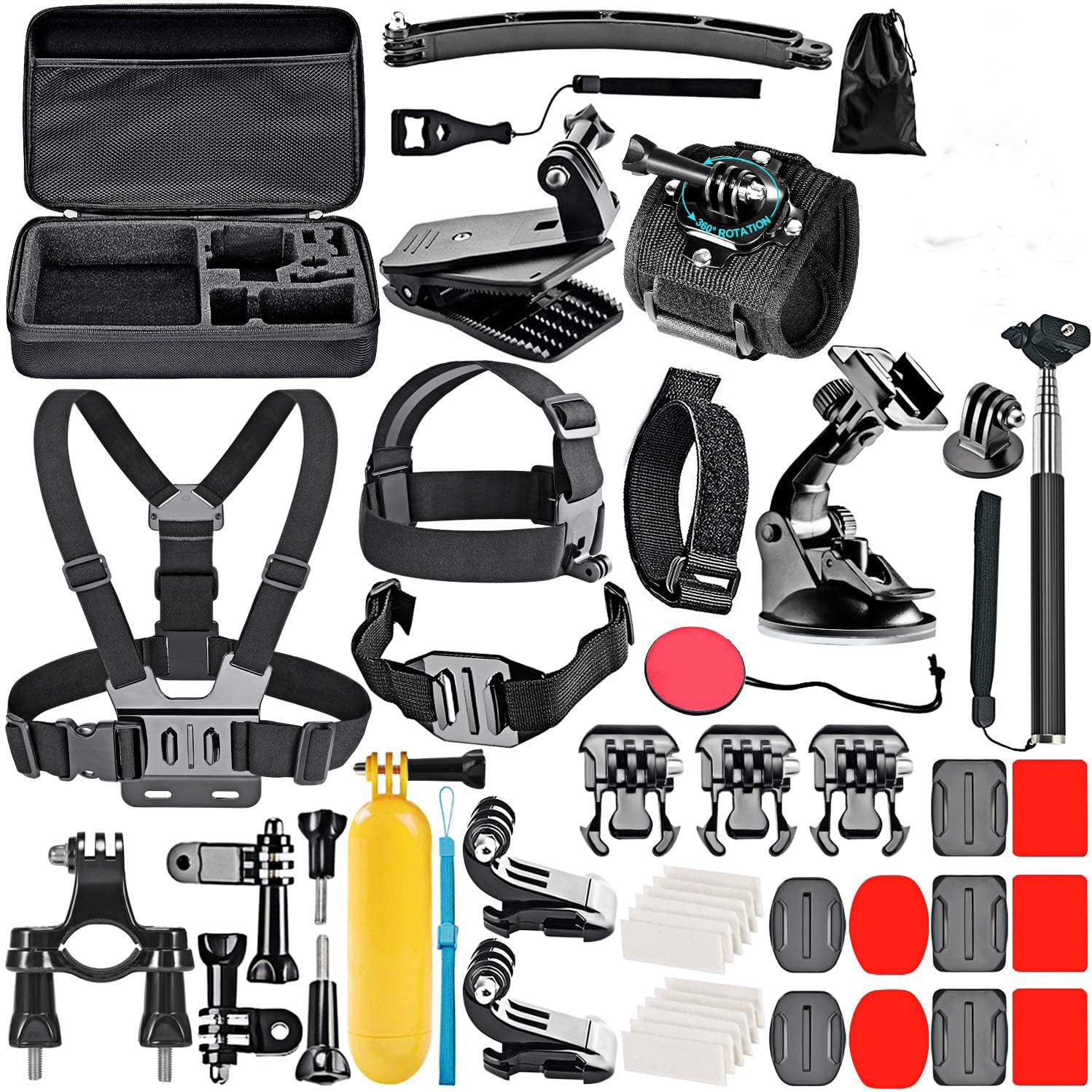 smars GoPro Accessories kit, Compatible with GoPro Hero10/Hero9/Hero8/Hero7, GoPro Max, GoPro Fusion, Insta360, DJI Osmo Action/Action 2, AKASO, APEMAN, Campark, SJCAM (B0CD69YN34) Amazon Price History, Amazon Price Tracker