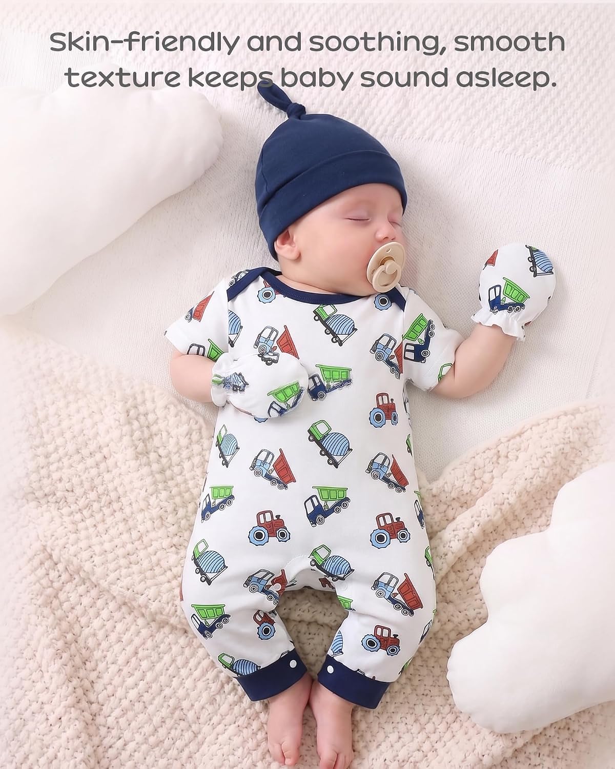 NZRVAWS Preemie Baby Boy Clothes Newborn Essentials Outfits Romper 10 PCS image 4