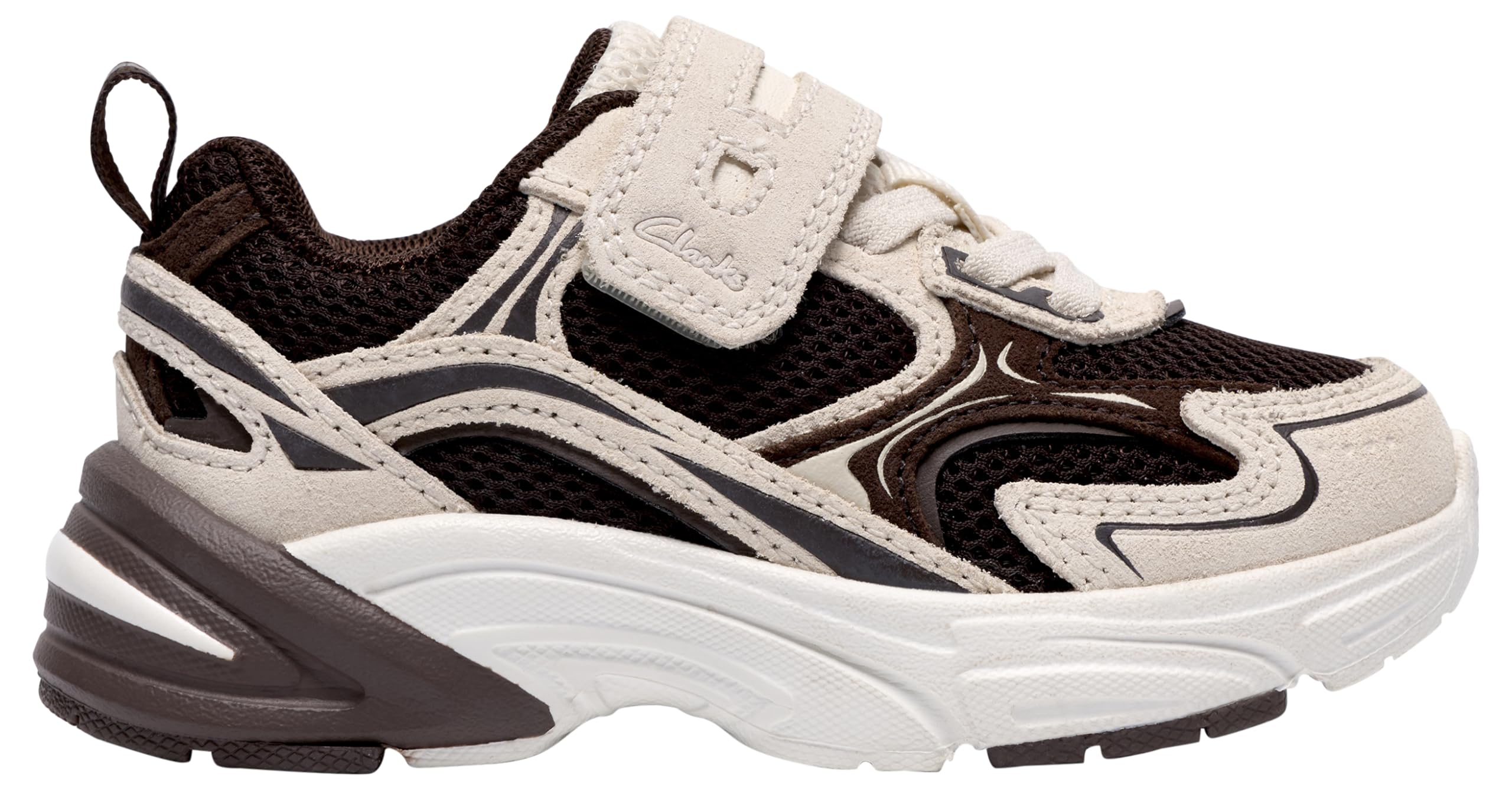 Clarks CraftonVibe T Childrens Brown Combi, 6