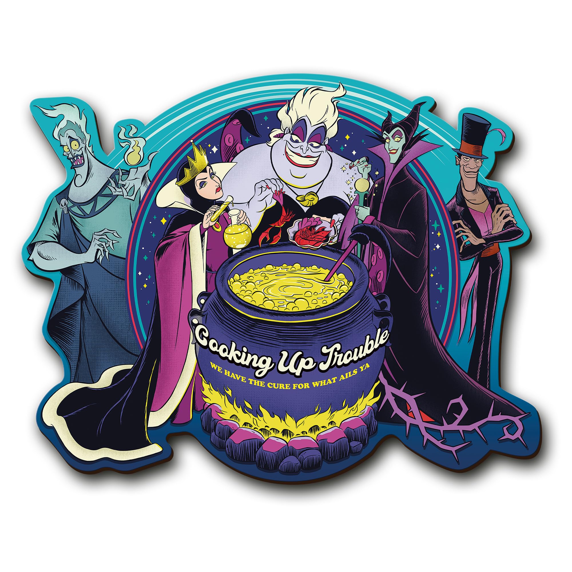Trefl - Wood Craft Villains Puzzle, Multi-Colour, 20196, Multicoloured