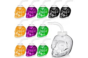 Umigy 12-pack Skull-Shaped Halloween Cups