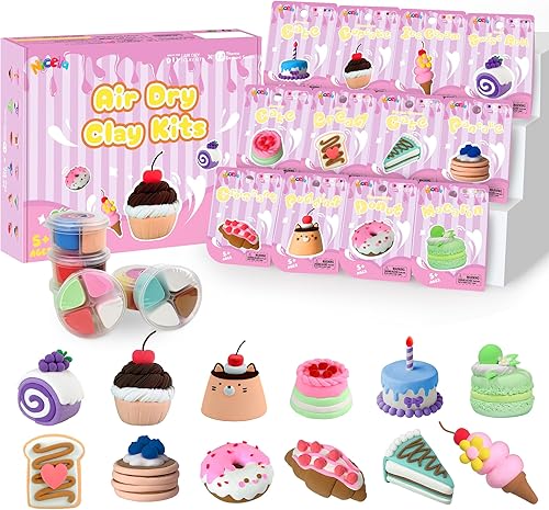Arcilla seca al aire para niños, kit de arcilla de modelado,