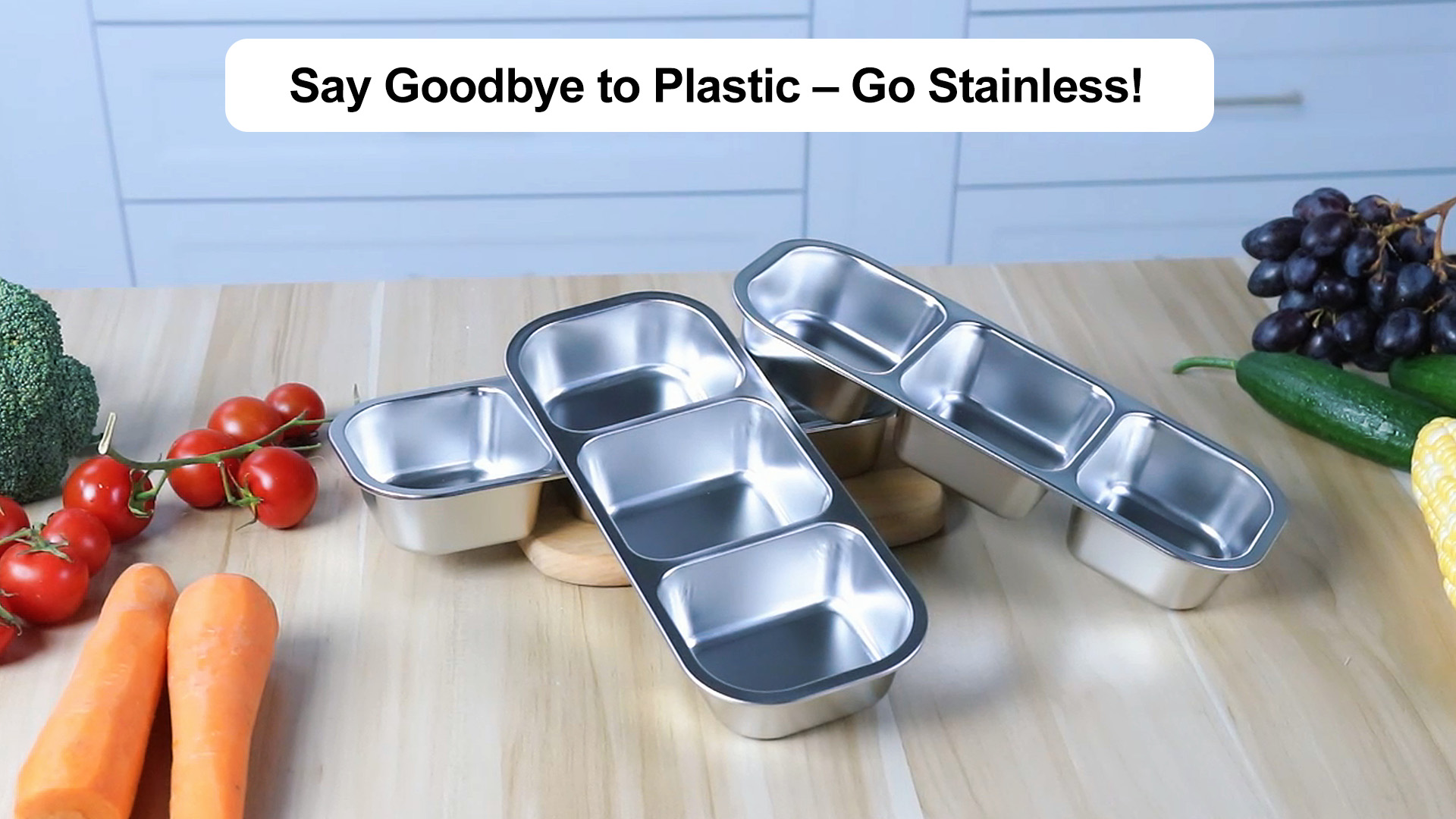 Amazon.com: KTKUDY 3 Pack Stainless Steel Snack Containers for