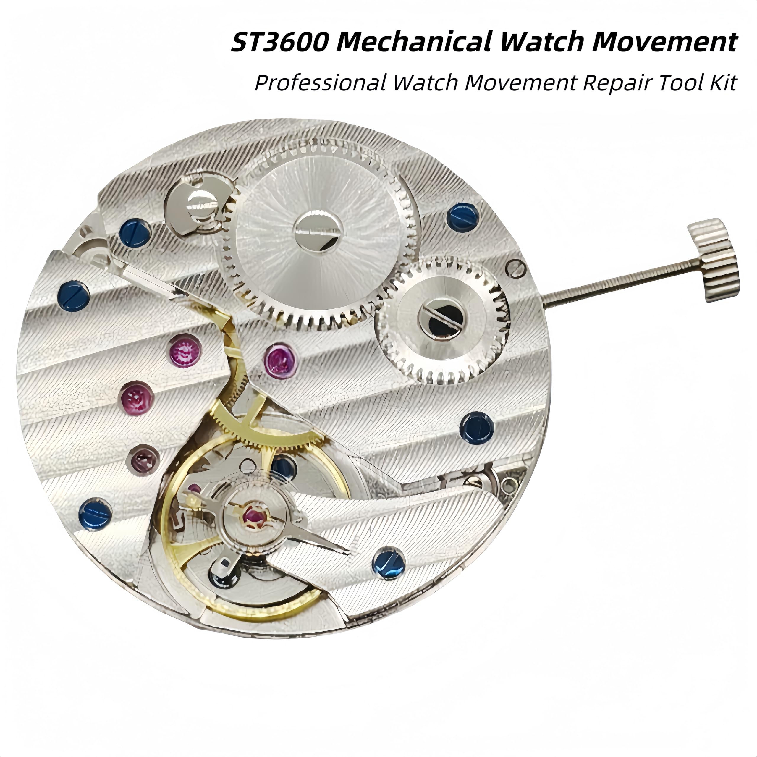 Movimiento mecánico ST3600 para Seagull 6497, kit de herramientas de reparación de movimiento de reloj profesional, pieza de repuesto de movimiento automático de reloj de alta precisión