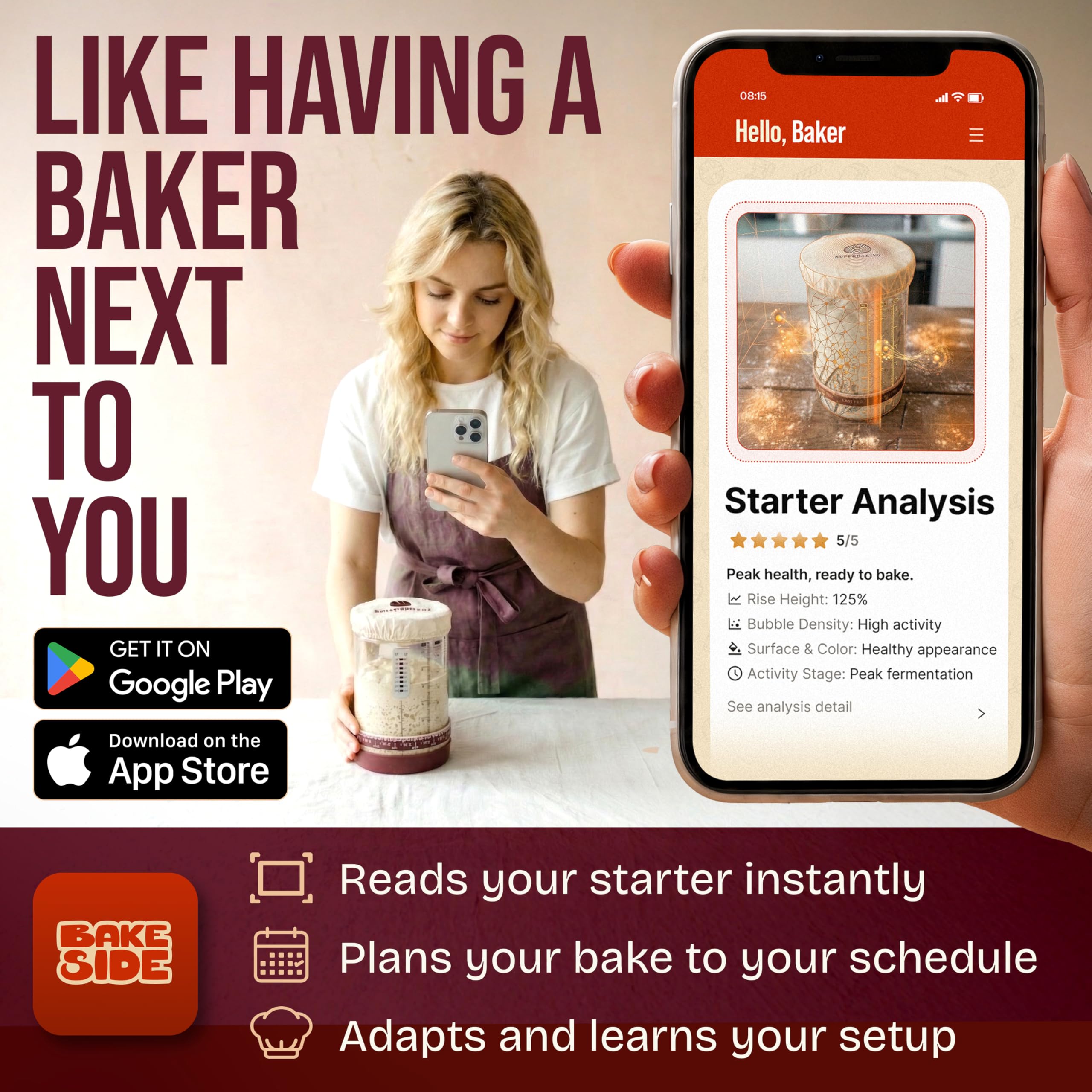 Superbaking Zestaw pojemników na banneton, okrągły kosz na zakwas 23 cm, na narzędzia do wypieku chleba, zestaw artykułów do pieczenia rzemieślnika, prezenty dla piekarzy