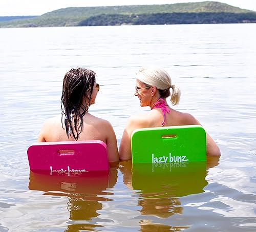 Miniatura 8 de TRC Recreation 8602125 Lazy Bunz 35 Inch Long Adult and Child Reliable Comfortable Saddle Foam Water Resistant Floating Seat and Lounger