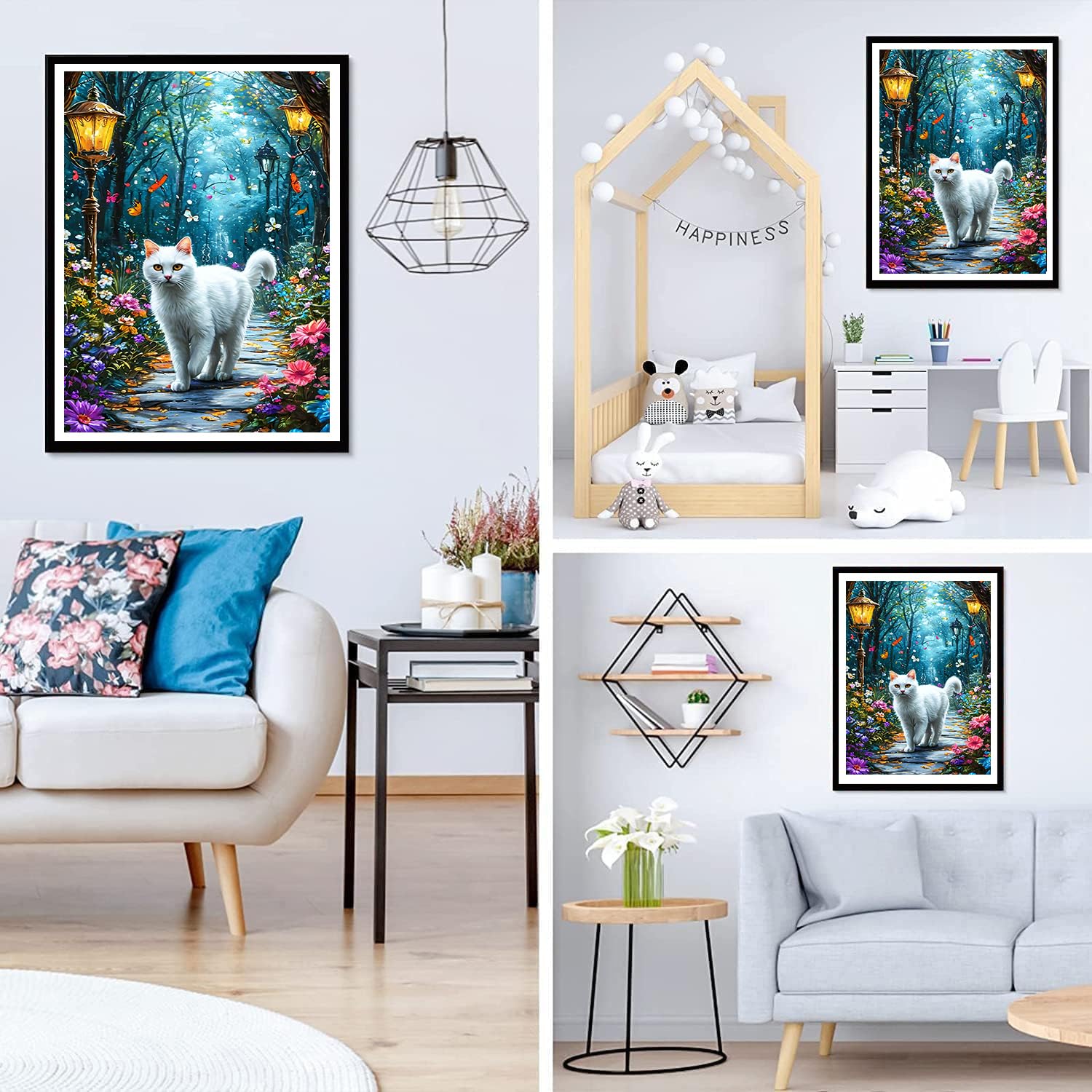 5D DIY Chaton Kits De Peinture Diamant Complète Papillon Diamond