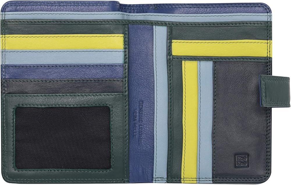 Dudu, portafoglio, porta carte di credito per donna, con protezione rfid, multicolore,  in pelle morbida 8031847173970