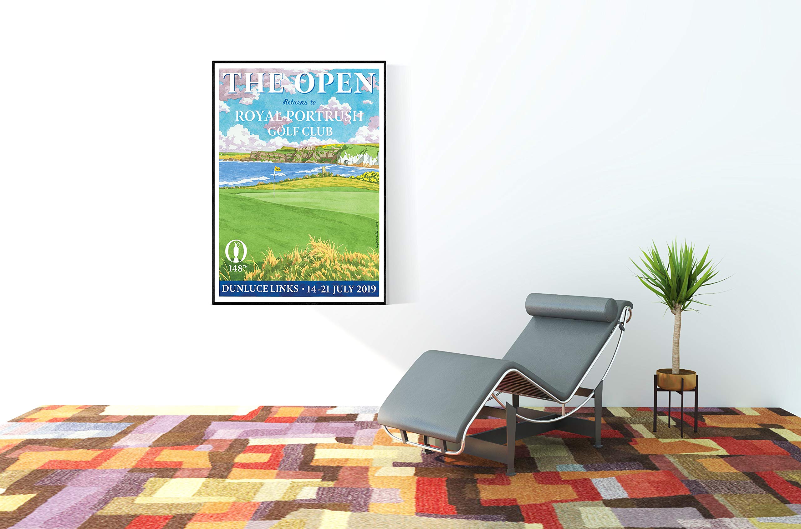 Amazon.com: Lee Wybranski The Open Championship Poster Artwork 18