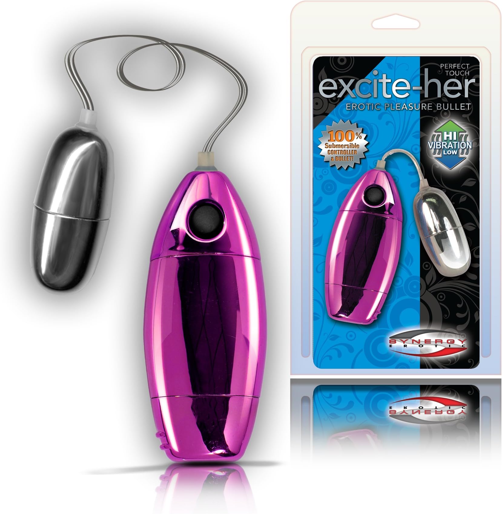 Excite-her silver bullet - luster pink waterproof