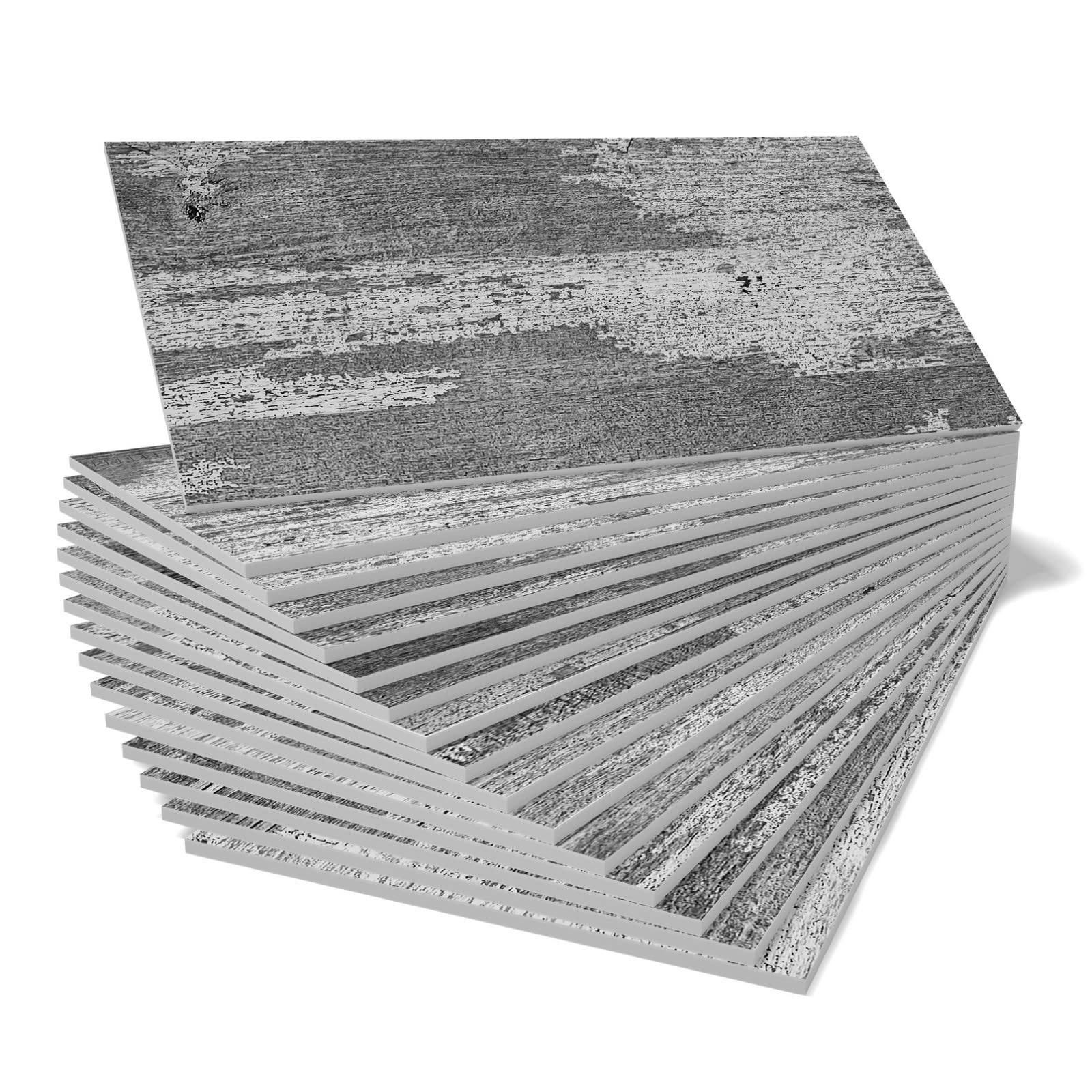 Drewniane naklejki 3D na płytki, wodoodporne, samoprzylepne naklejki ścienne z PCW, do łazienki, kuchni, na schody, dekoracja, opakowanie 10 sztuk, 10,16 x 20,32 cm