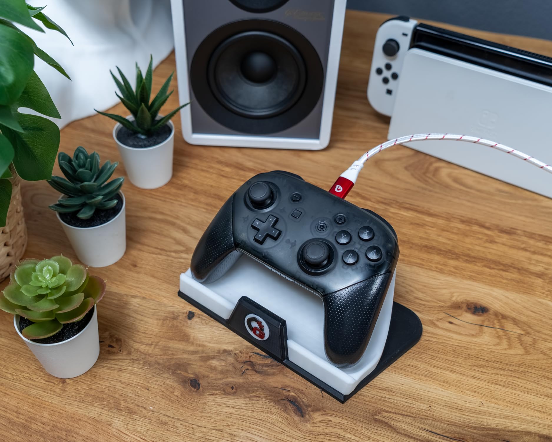 New Game Red – Cavo USB Type-C 20 Gbps – fino a 240 W Power Delivery – tripla schermatura – contatti dorati – 3 m – Cavo da gioco con guaina in tessuto – blu/bianco