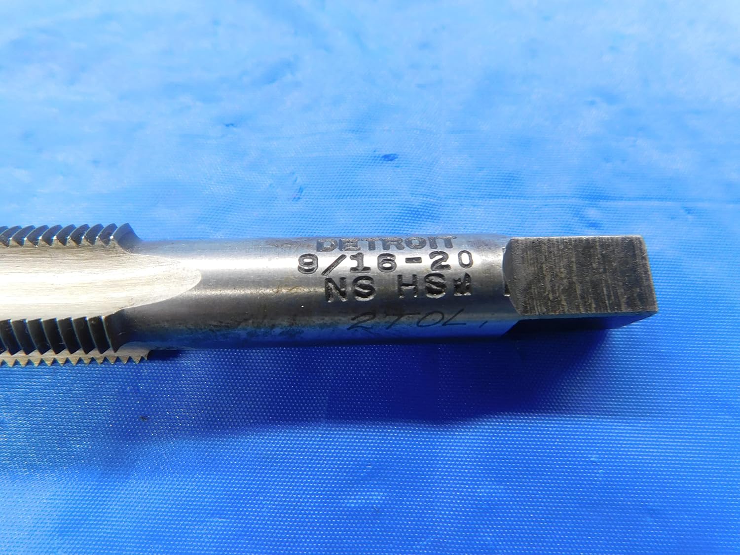 3PCS Plug Bottoming and Spiral Point TAP 9/16-12 20 & 27 NC H3, NS, & NS G HSS - AS1042AZ2