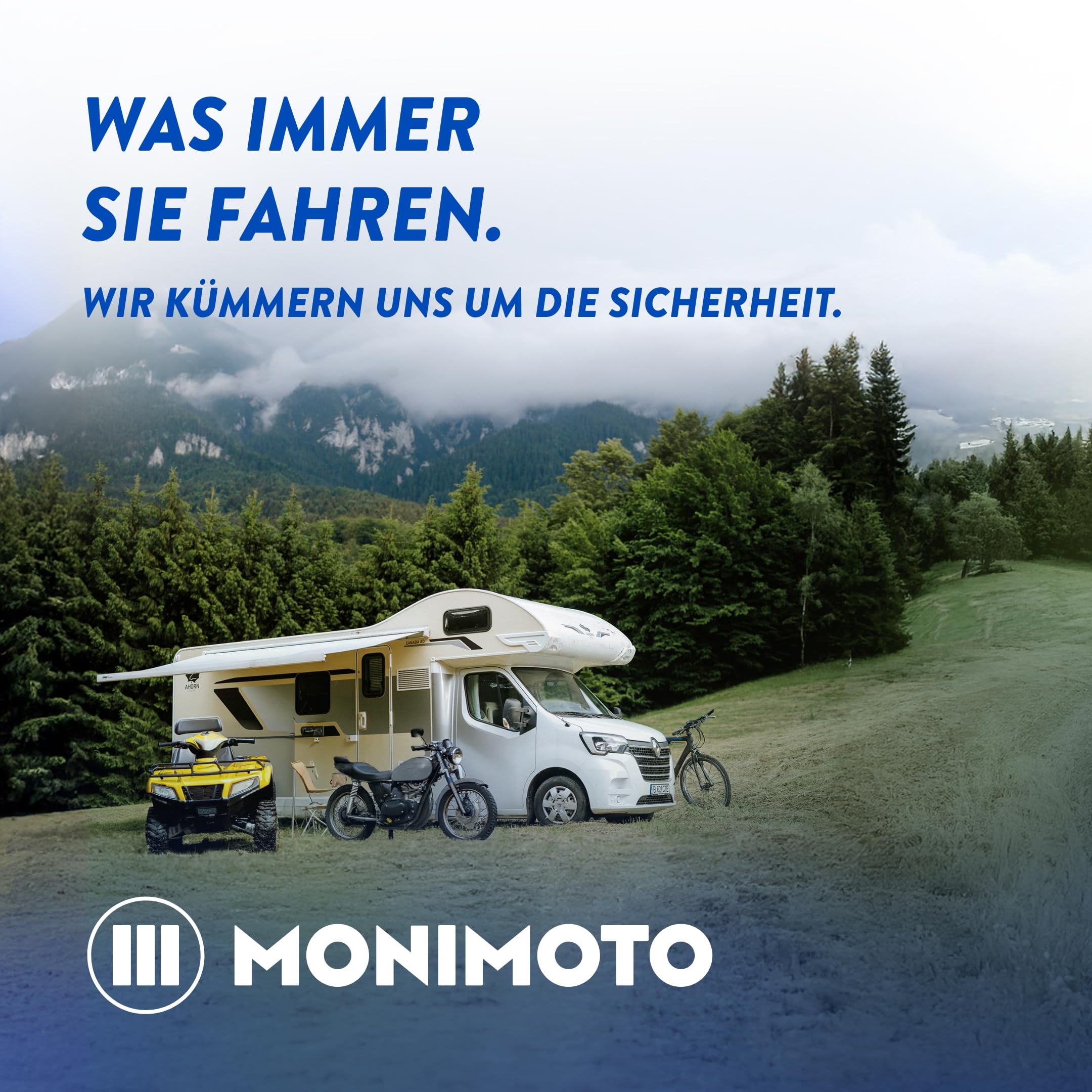 MoniMoto 7 GPS Tracker Motorrad - Diebstahlwarnanlage mit DIY-Installation, Keine Verkabelung erforderlich - Ortungsgerät für Autos, Roller, Quads, ATV, Schneemobile