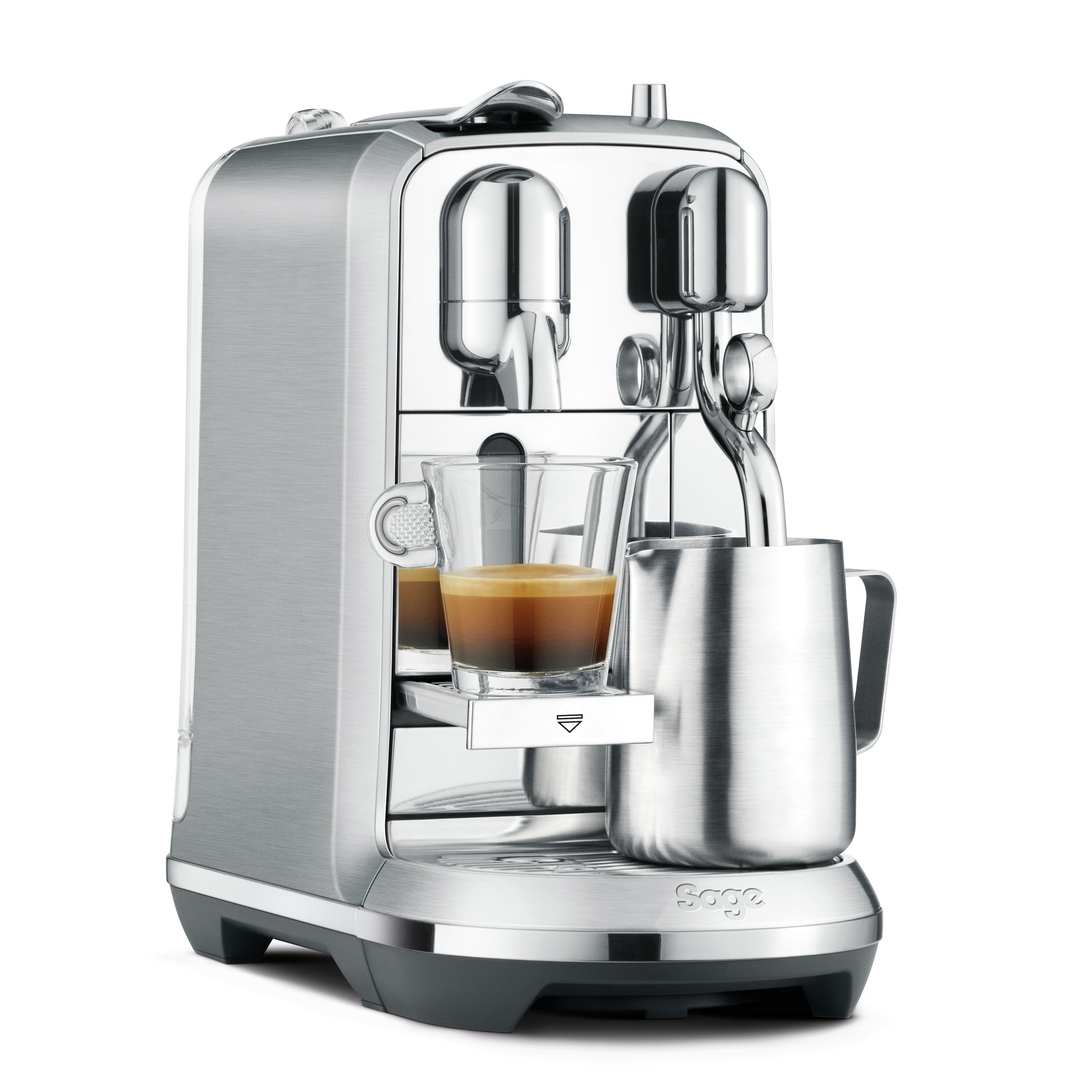 NESPRESSO SNE800BSS the Creatista Plus de SAGE avec 11 programmes de préparation du lait, Acier inoxydable brossé