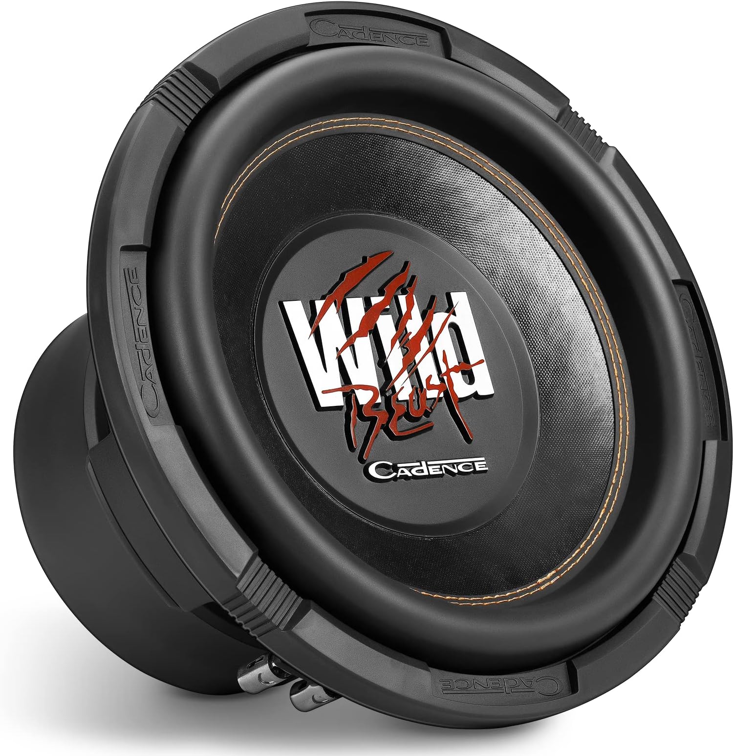 Cadence WB12D2 12 Inch Car Subwoofer, High Performance 2400 Watts 2 Ohm 3 Inch Black Aluminum 4 Layer Dual Voice Coil, Wild Beast Series Car Audio Woofer, Each