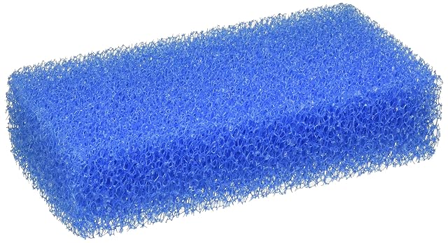 Haquoss Esponja filtrante, 15 Ppi, Grano Grueso, 5 x 20 x 10 cm