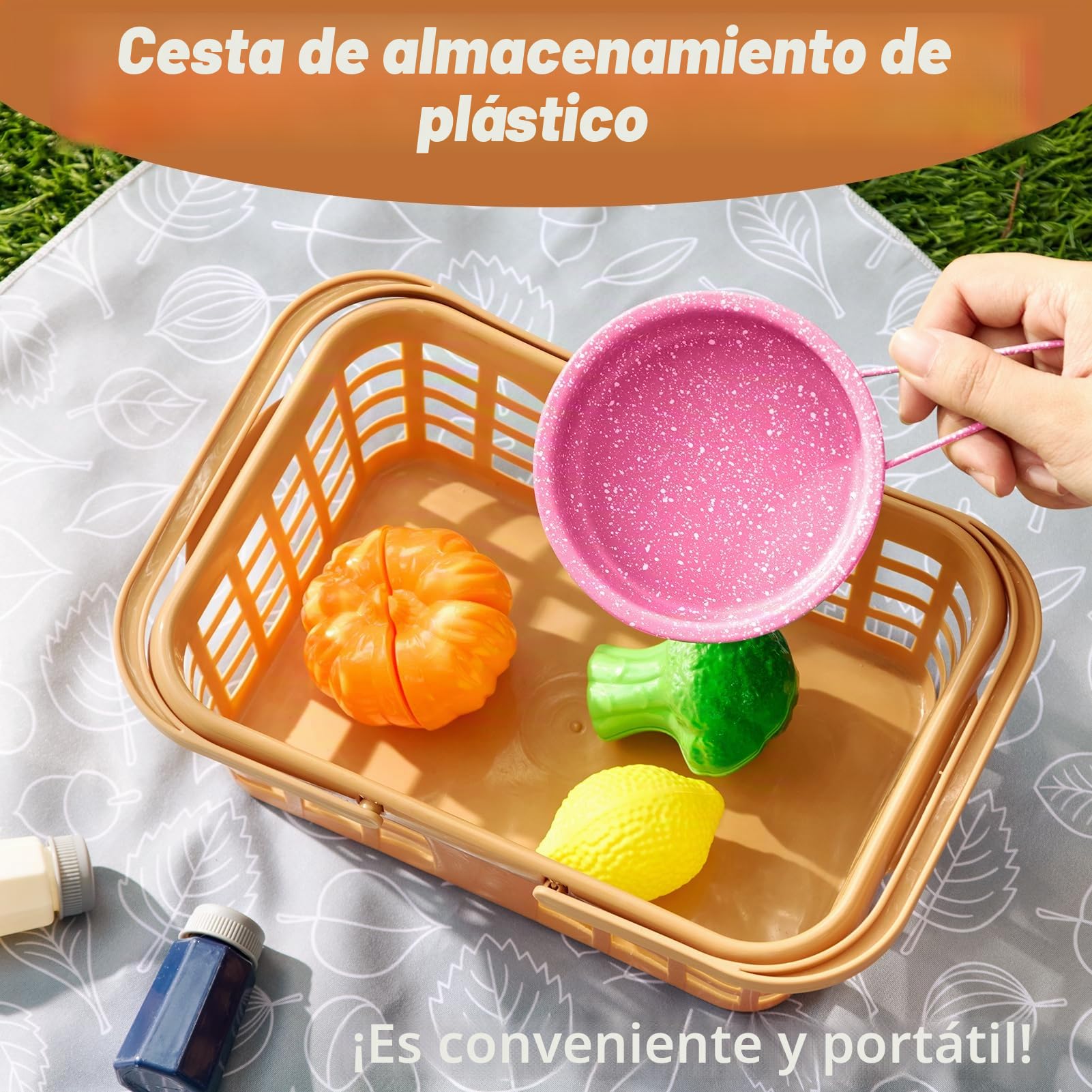 Veitch fairytals Accesorios & Utensilios de Cocina Juguetes, Menaje Olla Pequeños Cacharritos Cocinitas de Juguetes Metal para Infantil Cozinha Criança Brincar Niños 3 4 5 6 7 8 Años (Nuevo Rosado)