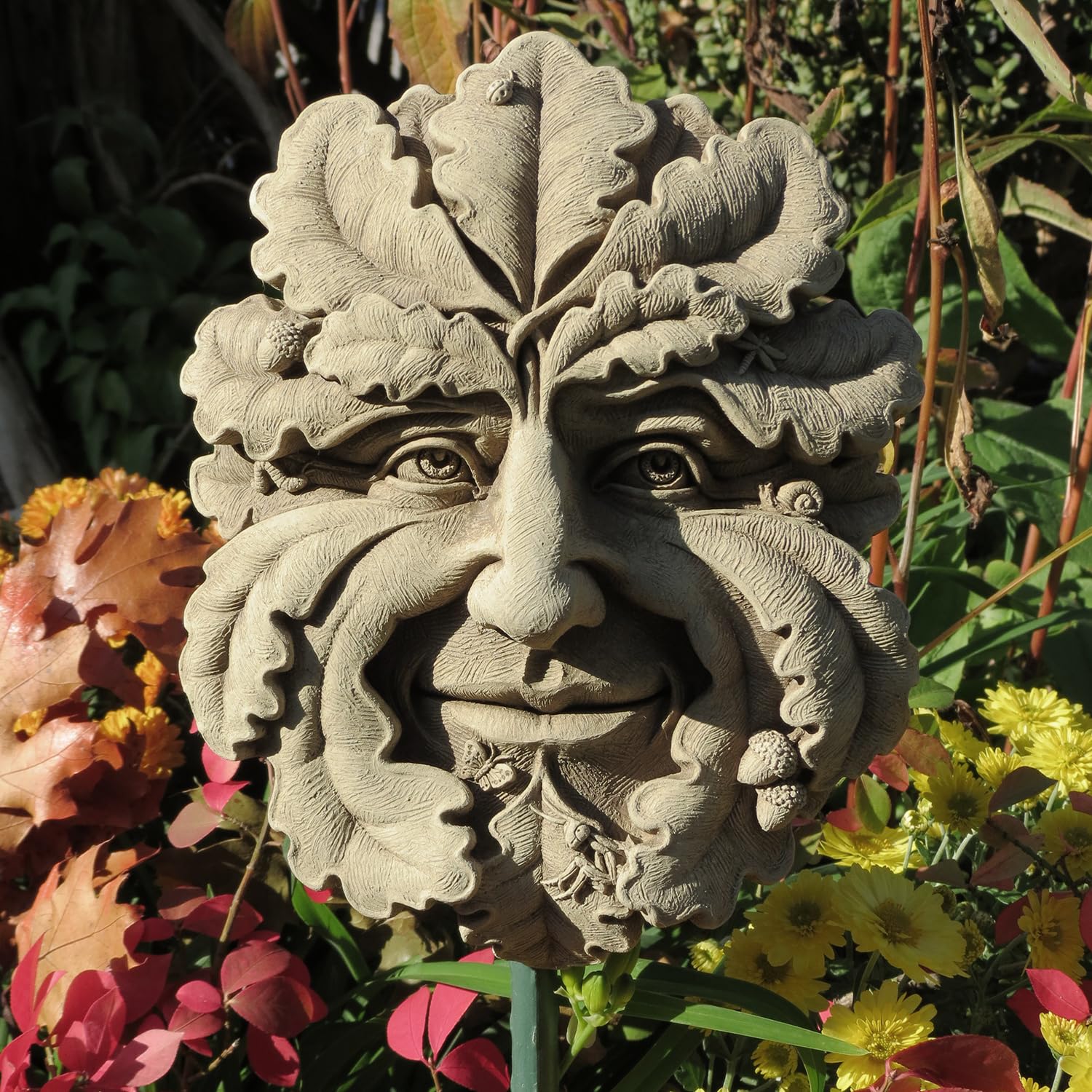 Gre Man Gre Spirit Gard Wall Plaque Sculpture Wiccan Pagan Decor compare o