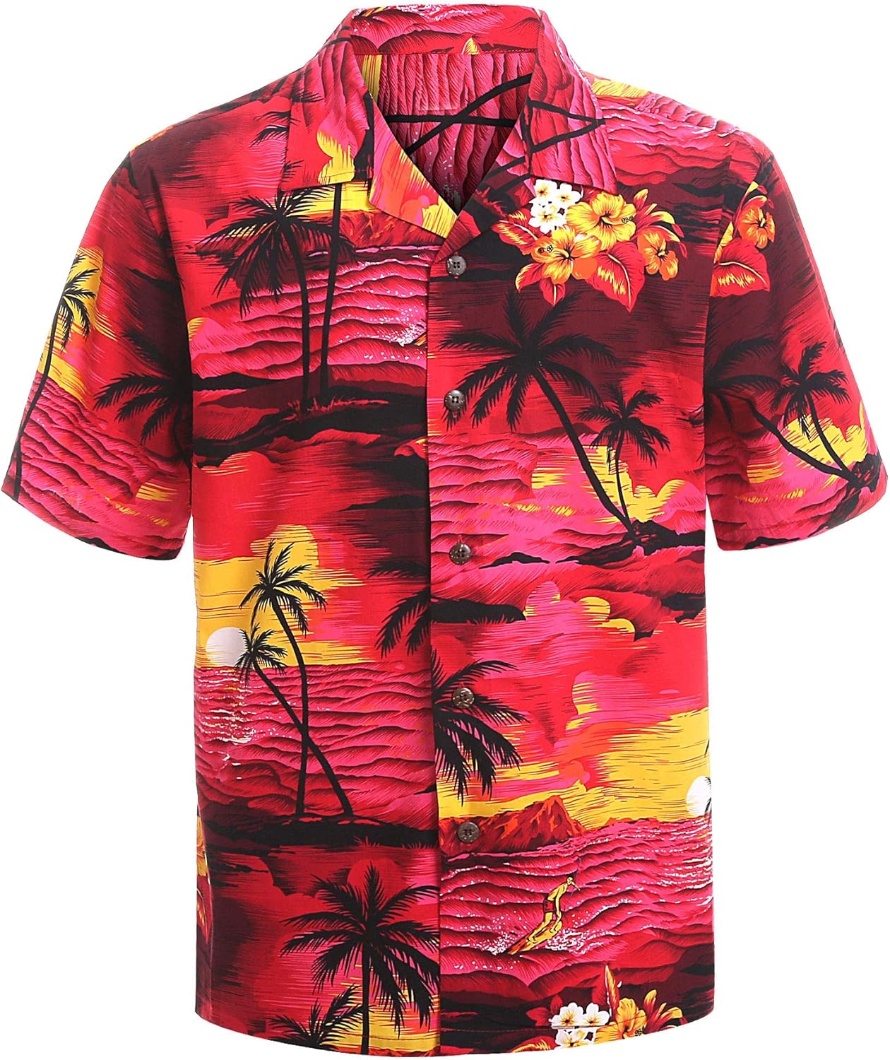 Men’s Floral Hawaiian Short Sleeve Shirts – Tropical Style