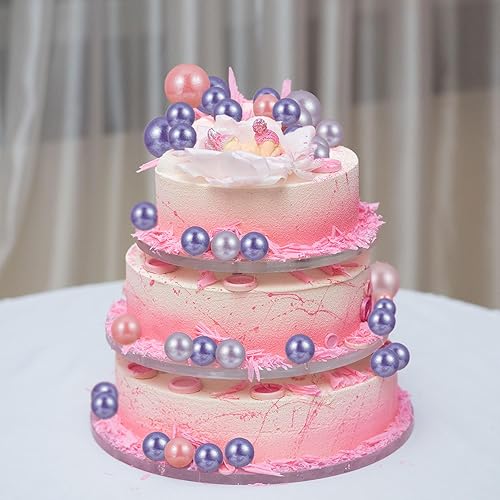 Miniatura 10 de 30 bolas para decoración de tartas, bolas de espuma con purpurina, mini globos, para cupcakes, bolas de burbujas, decoración de bricolaje para baby