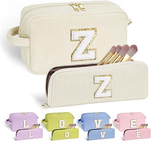 Miniatura 11 de YOOLIFE 2 bonitas bolsas de maquillaje de viaje, bolsa de maquillaje, bolsa de cosméticos, bolsa de brochas de maquillaje para adolescentes, niñas,