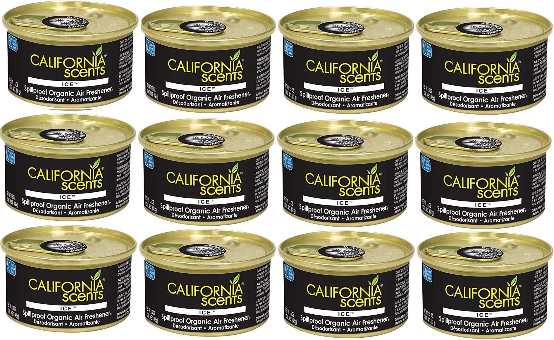 CALIFORNIA SCENTS SET OF 12 (ICE)