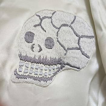 Amazon.co.jp: フラットヘッド スカルスカジャン 38 スタジャン