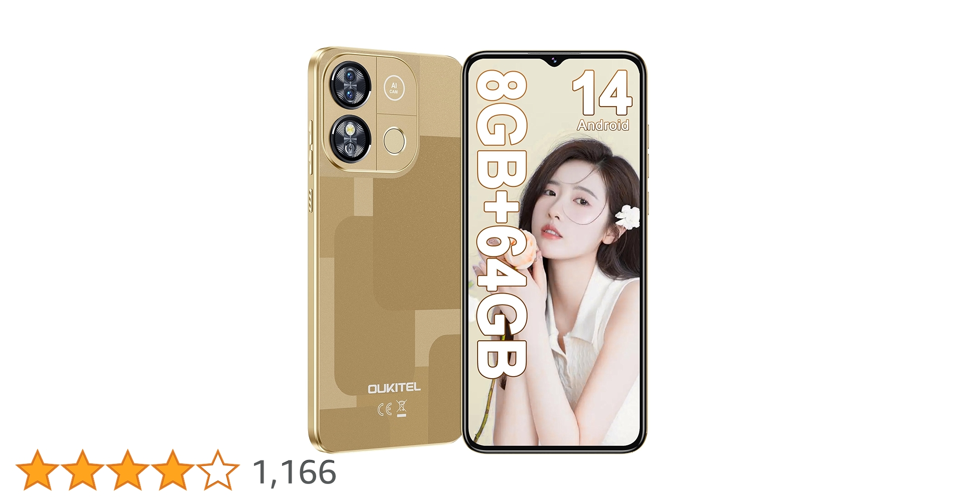 Amazon | [2025 NEW スマホ] OUKITEL C57PRO SIMフリー