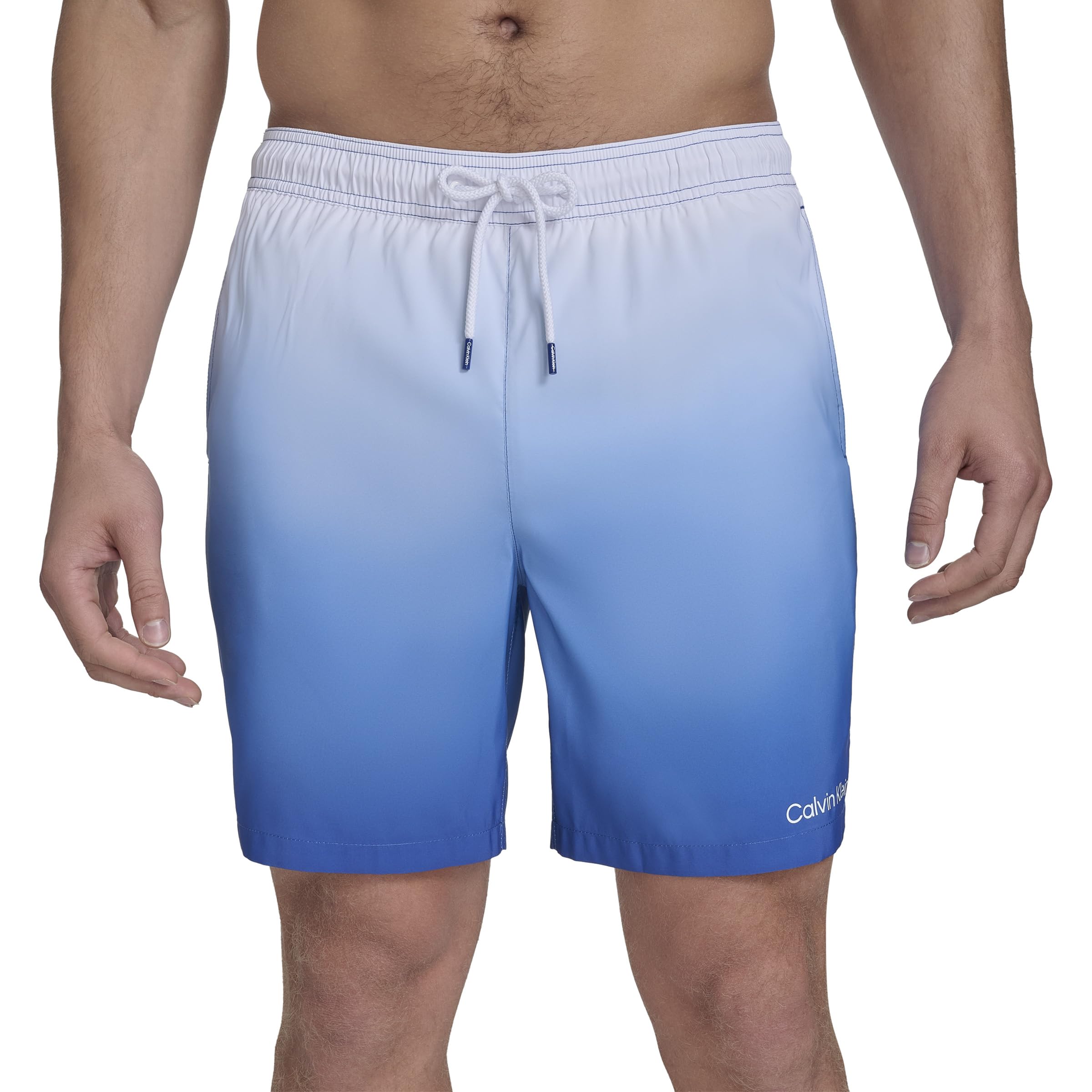 

                                                    Calvin Klein Men's Swim Swim Trunk,Blue,Small