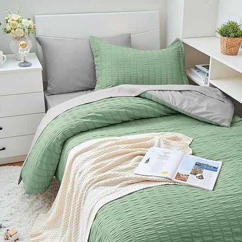 Miniatura 339 de HYMOKEGE - Juego de edredón tamaño king, color negro y rojo, de sirsaca, de 7 piezas, para todas las estaciones, en una bolsa, para dormitorio