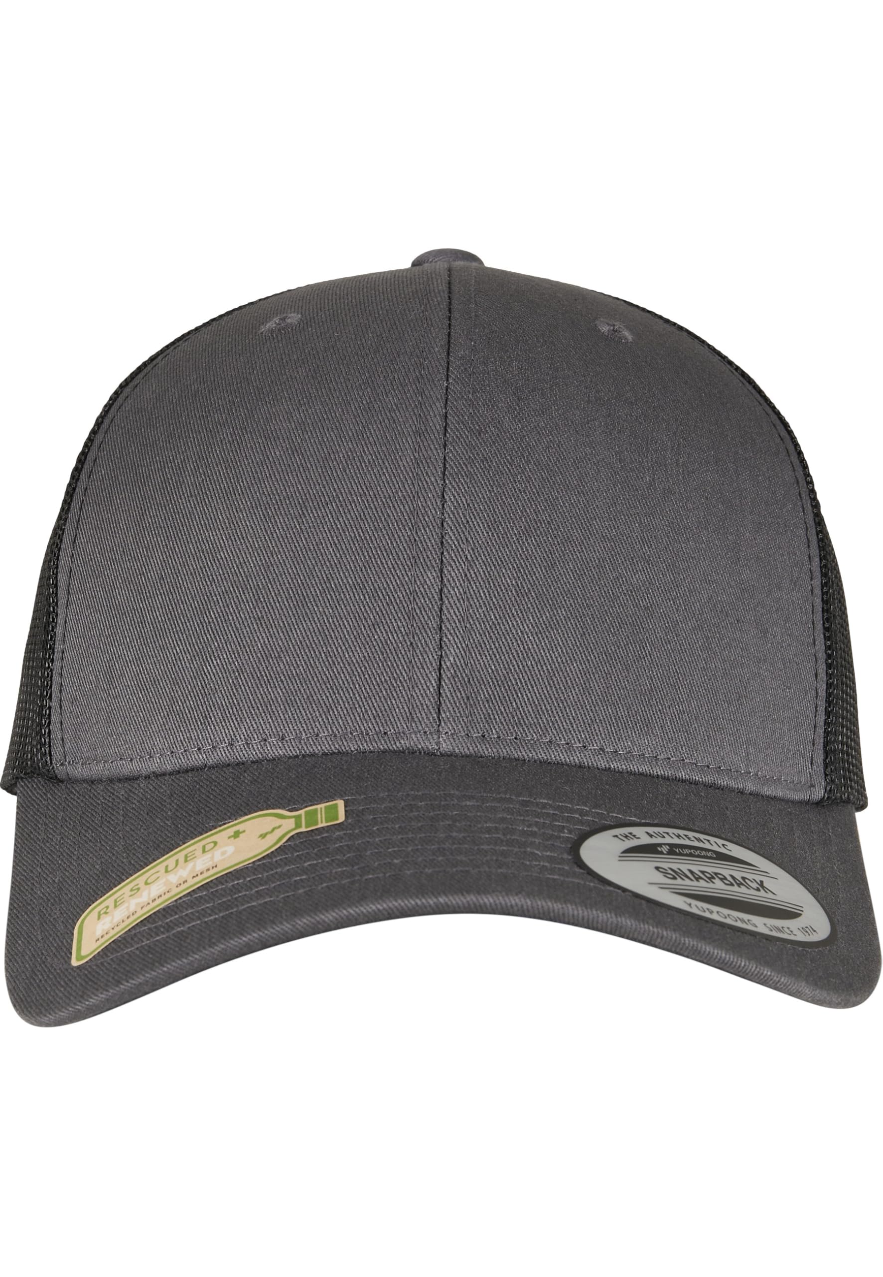 Flexfit Unisex YP Classics Recycled Retro Trucker Cap 2-Tone Baseballkappe, Charcoal/Black, one Size
