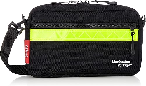Amazon マンハッタンポーテージ 正規品 公式 ショルダーバッグ Jogger Bag Reflection ブラック イエロー Manhattan Portage マンハッタンポーテージ ショルダーバッグ