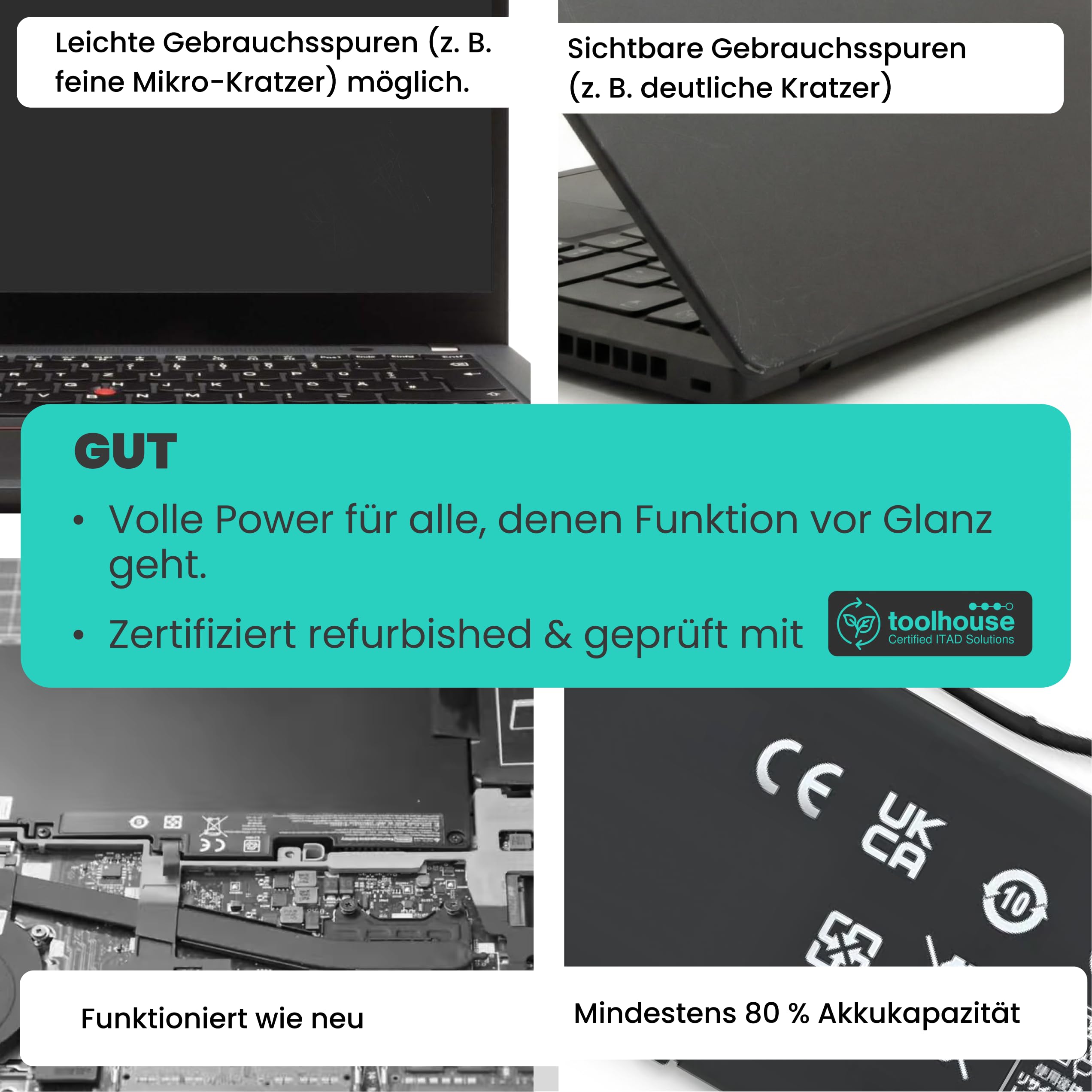 Dell Latitude 5400 Laptop | 14 Zoll | 1920 x 1080 | Intel Core i5-8265U | 16 GB DDR4 RAM | 256 GB NVMe | DE-QWERTZ | Windows 11 Pro | 1 Jahr Garantie | (Generalüberholt)