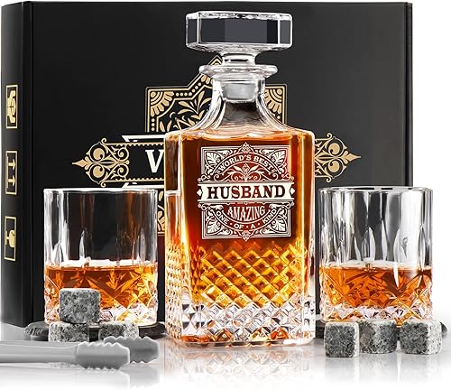 Miniatura 8 de Best Boss Gifts for Men - Regalos para jefe - Juego de decantador de whisky con 2 vasos