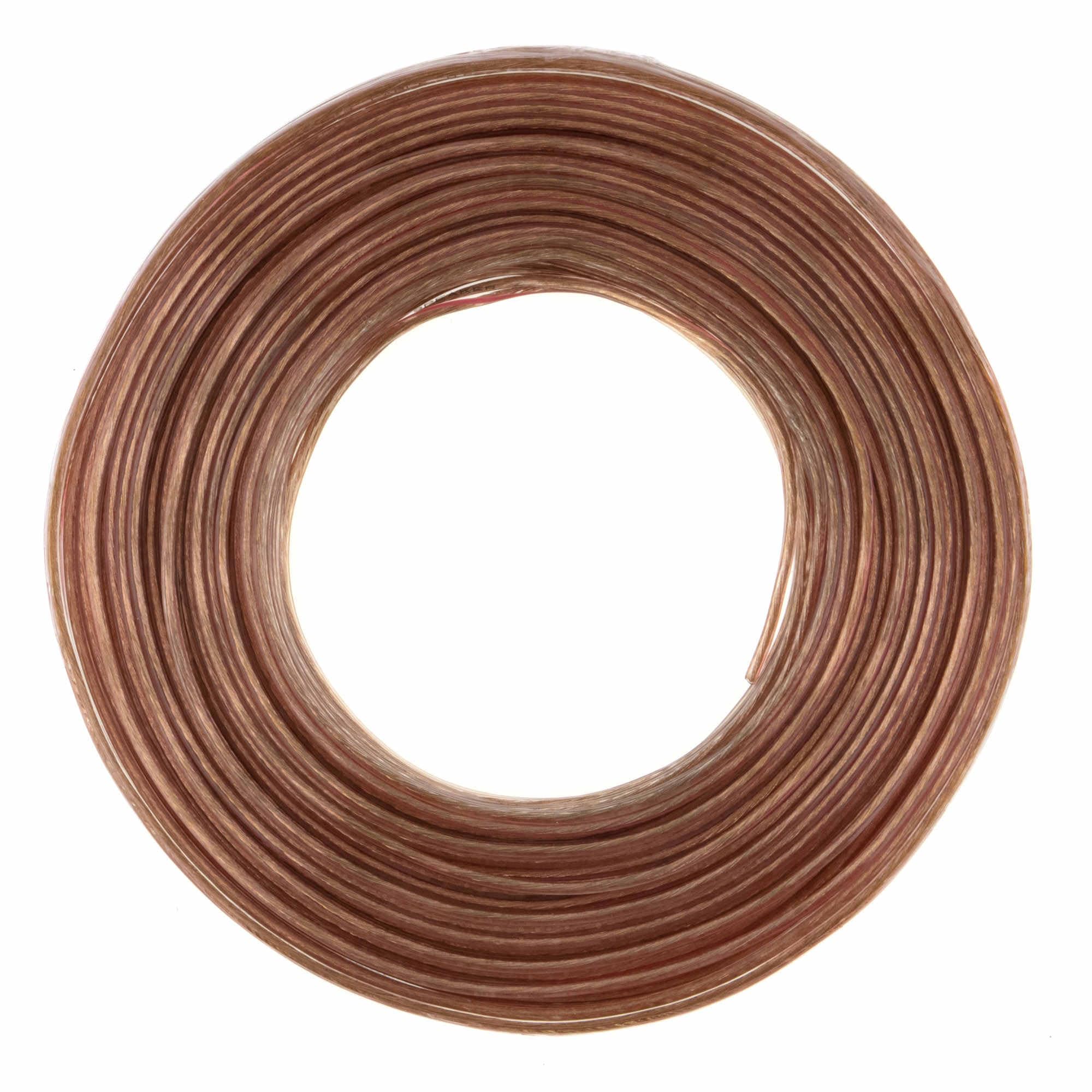 Cable de altavoz 2 x 0,50 mm2 – 25 m – transparente – CCA – Cable de audio – Cable de caja — view 4