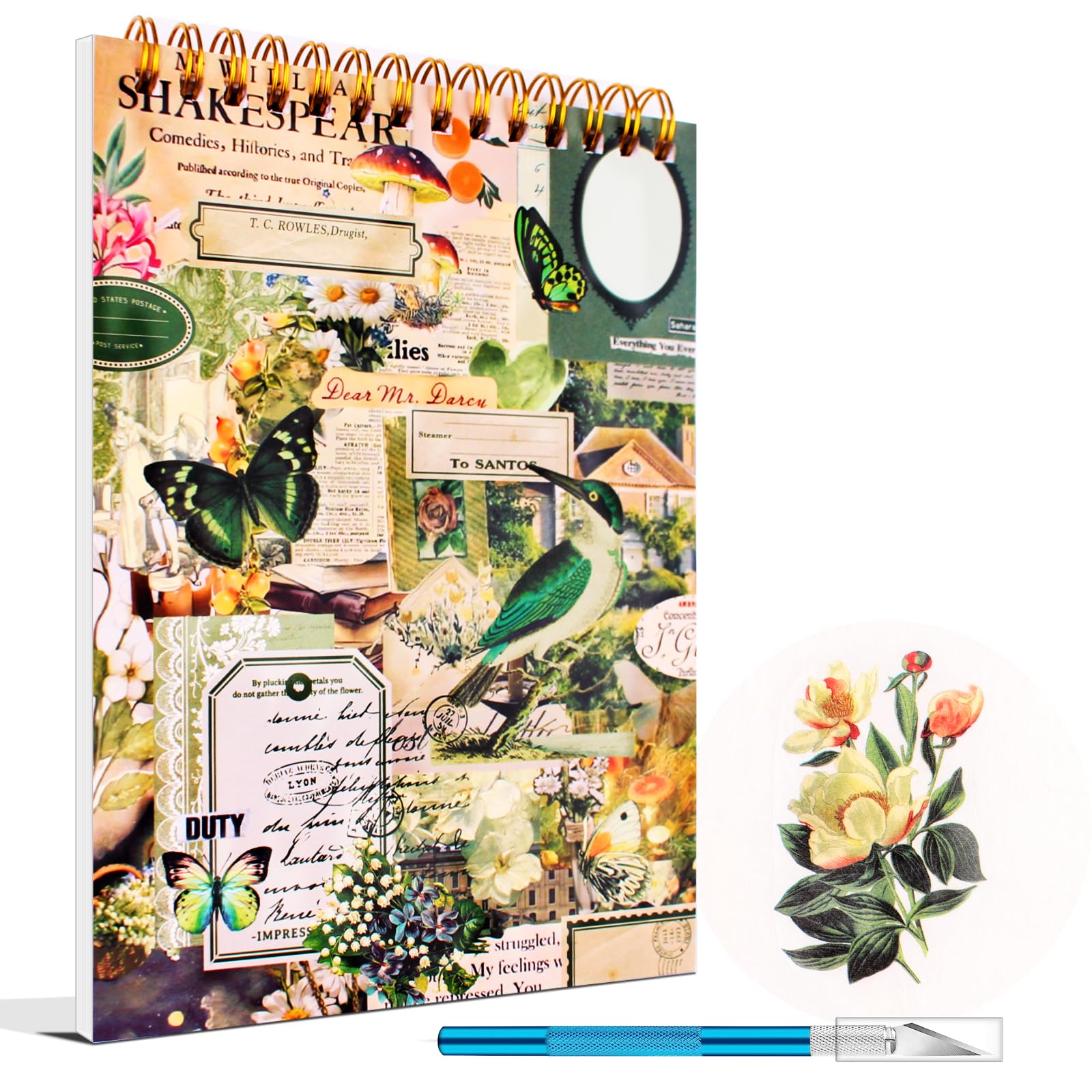 Washi książka z naklejkami w stylu vintage, ponad 900 mini naklejek do pamiętnika, albumy do pamiętnika, albumy kolekcjonerskie, artykuły do majsterkowania
